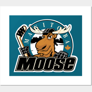 Manitoba Moose Posters and Art